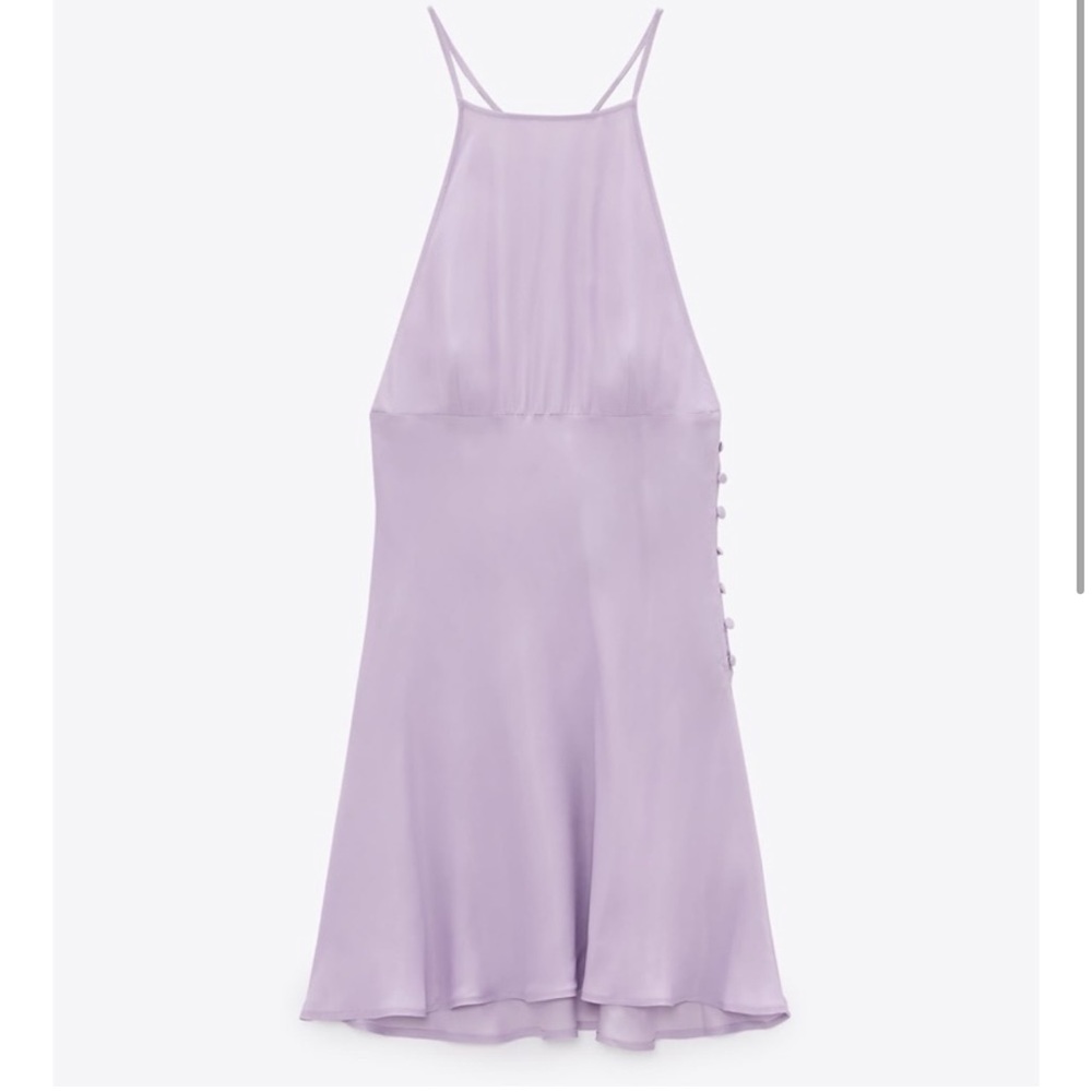 Lavender ZARA slip dress